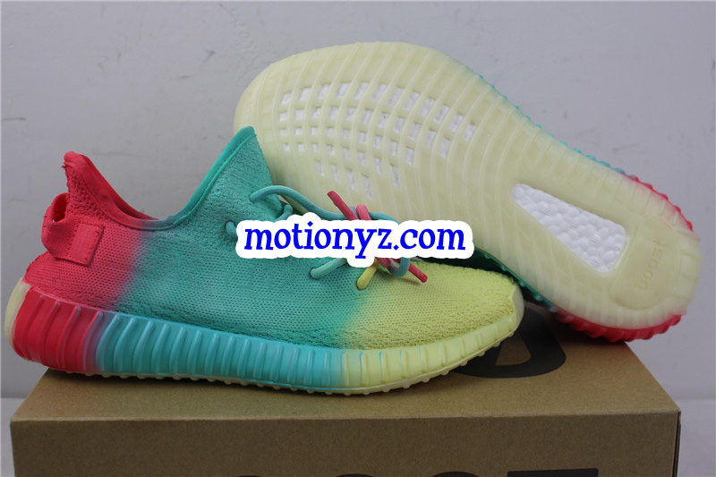 Addidas Yeezy Boost 350 V2 Rainbow Custom
